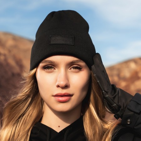 Cap with a lapel Roscosmos x Onlytop, p. 56-58, black color