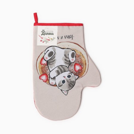 Mittens-output of the share "Cat" 20x28 cm, 35% HL, 65% PE, Vatin 250 g/m2-3