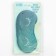 Silk mask for sleep "Eyes", 20 x 9 cm, turquoise color