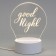 Nightlight "cat", with a marker, 18 x 13.5 cm