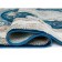 Rectangular carpet Mashad 1500 G144, size 200x400 cm