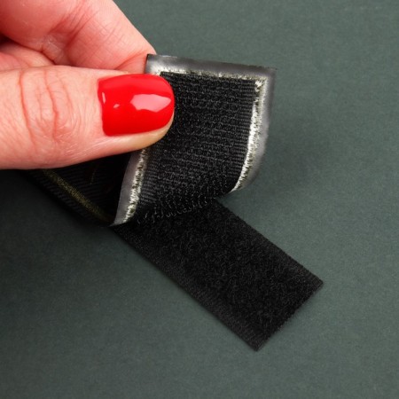 Chevron on Velcro “Blood Group II Positive”, 12 × 2.55 cm, Khaki color-3