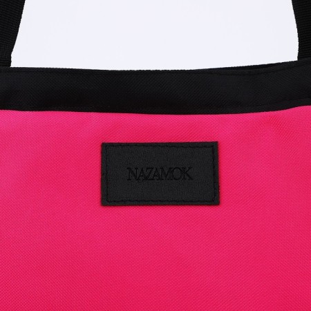 Bag Women's Beach Nazamok, 40x40cm, Pink Color-4