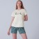 Female homemade set (T -shirt/shorts), sea wave, size 46