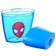 Plastic sharpener, blue color, spider-man