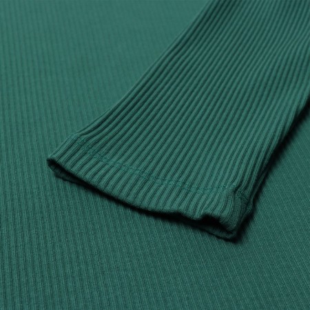 Female turtleneck, color dark green size 44 (s)-5