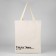 Bag-shope era without lightning, without lining, beige color