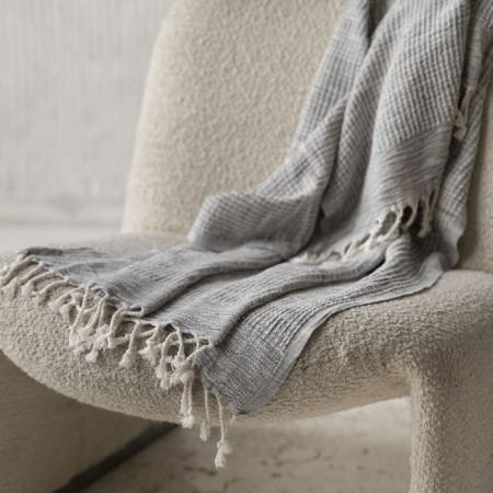 Pasionaria "Ricky", 340 gr, size 90x160 cm, color gray color-1
