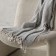 Pasionaria "Ricky", 340 gr, size 90x160 cm, color gray color