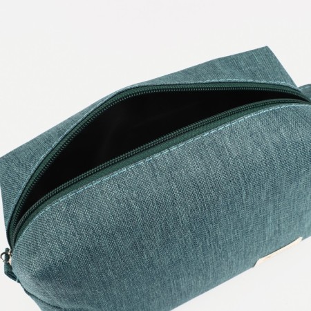 Lightning cosmetic bag, green color-2
