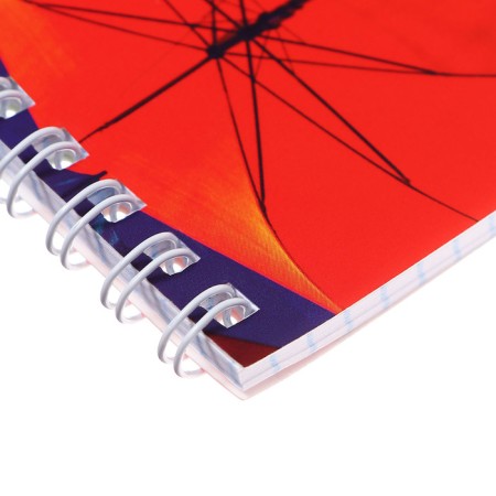 Notepad A5, 40 sheets in a cage on the crest of "Umbrella", cover coated cardboard, offset block-1