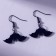 Earrings and suspension "Launch demons" 11 x 14 cm
