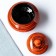 Sugar "Ornament" 0.35l / 11x11cm, orange strip