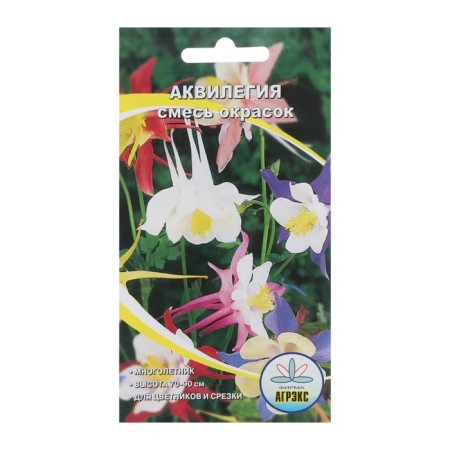 Flowers Aquilegius "mixture", perennial, 0.1 g