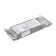 Plasticine 1 kg school, white, soft