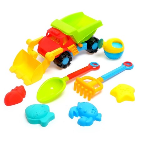 Sanding set "Super truck", 6 items, color mix-1