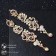 Hanging earrings with rhinestones "evening" magic, rainbow color in gold, 10.5 cm