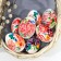 Thermonacles for 7 eggs "Flowers" on Easter, 7.3 x 34.2 cm