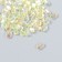 Decor for creativity Plastic "Elocated Crystal" set of 60 pcs yellow 0.8x0.6 cm