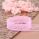 Capricon lace, 20 mm × 10 ± 1 m, pink color