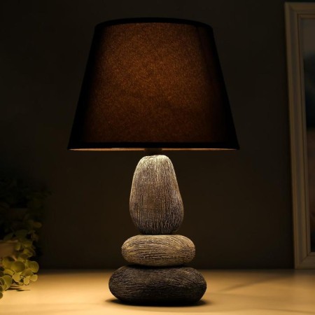 Table lamp 16446/1GR E14 40W gray-black 22x22x34 cm Risalux-2