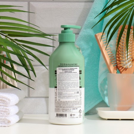Derma & More hair shampoo deep cleansing for oily scalp, 600 ml-1