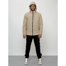 Male spring jacket, size 48, beige color