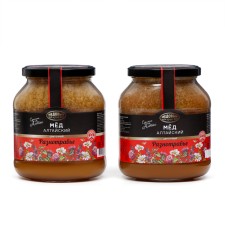Honey Altai Vygravye natural Flower, 2 banks at 1000 g