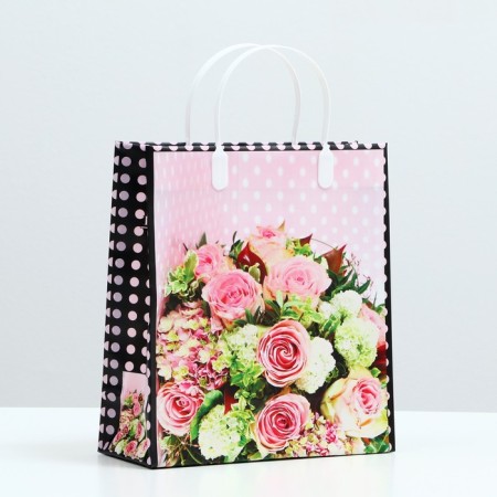 Package "Tender Bouquet", soft plastic, 26 x 23 cm, 100 μm