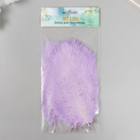 Decorative ostrich "Lilac" h = 15-20 cm-2