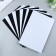A set of felt (hard) 1 mm 20x30 cm 10 sheets. White black
