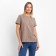 T-shirt female, brown color, size 44-46 (l)