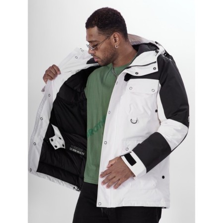 Ski jacket men, size 56, white color-20