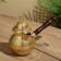 Turk with a lid of 17x23x10 cm, brass