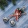 Christmas tree decoration "New Year's genre" star, 18x9 cm