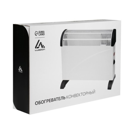 Convector heater Luazon LKO-01, floor, 2000 watts, 18 m², 3 modes, gray-6