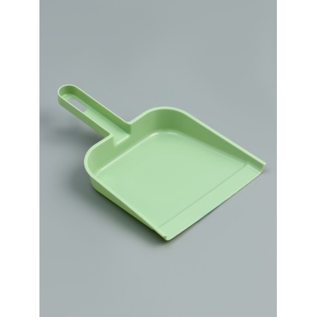 Scoop with a brush for cleaning animals 20 x 12 x 2 cm, green-1