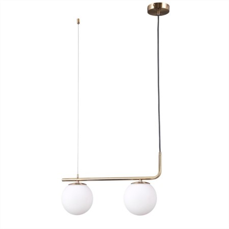 Suspension lamp Citilux "Bremen" CL112123, 50x15x30 cm, 2x40W, E27, brown color