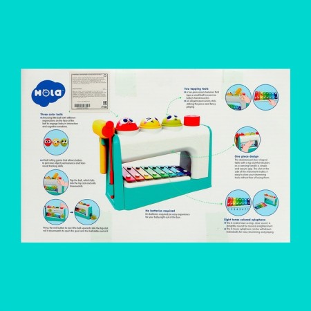 Developing toy "Cutting with a metallophone"-10