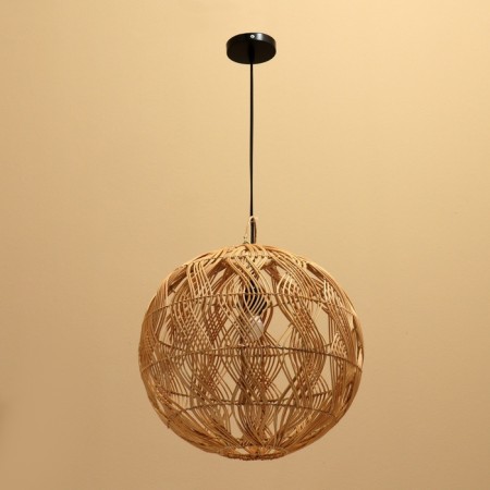 Ceiling Lamp from Rotan "Dawn" 1x120W, E27, 40x40x35 cm-1