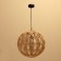 Ceiling Lamp from Rotan "Dawn" 1x120W, E27, 40x40x35 cm