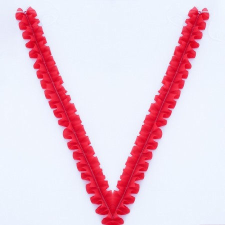 Ribbon-Rush for escort cars 3 m, red-1