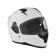 The helmet integral with two visors, size M (57-58), model BLD-M67E, white glossy