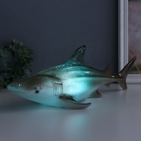 Souvenir Polystone Light "Shark" 14x20.5x45 cm-5