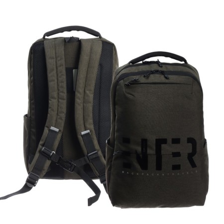 Youth backpack 43 x 29 x 15 cm, Grizzly, ergonomic back, laptop department, khaki-4