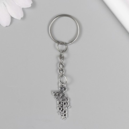 Metal keychain "Believe in miracles" 1.3x2.5 cm-2