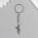 Metal keychain "Believe in miracles" 1.3x2.5 cm