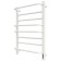 Electric towel Grois GR-115, 500x800 mm, 8 crossbars, lower, white