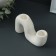 Ground "Jasmine" White, 13x3.5x7.5cm