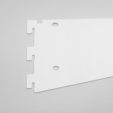 Crohstein regional holder for a rack, 50 cm, for a shelf with perforation, the color is white-1